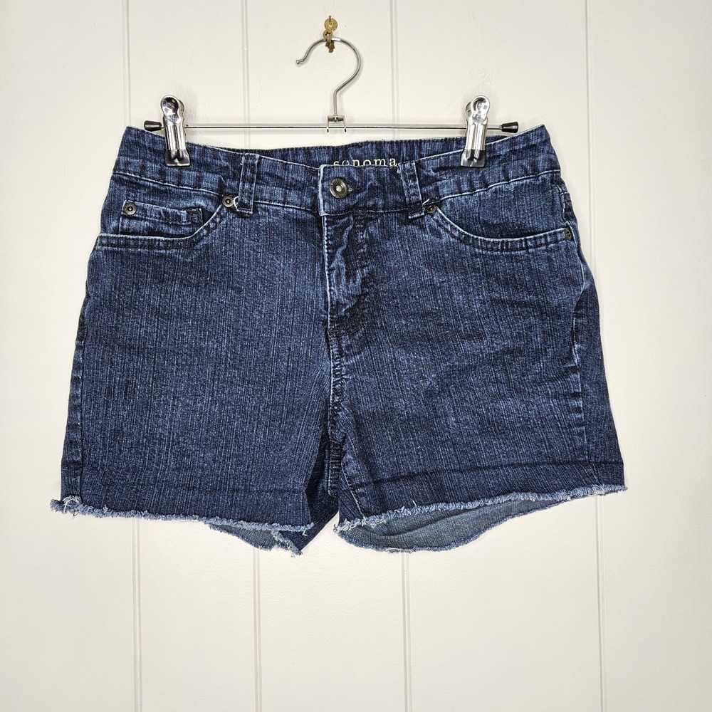 Sonoma Original Straight Blue Jean Shorts Size 4‎